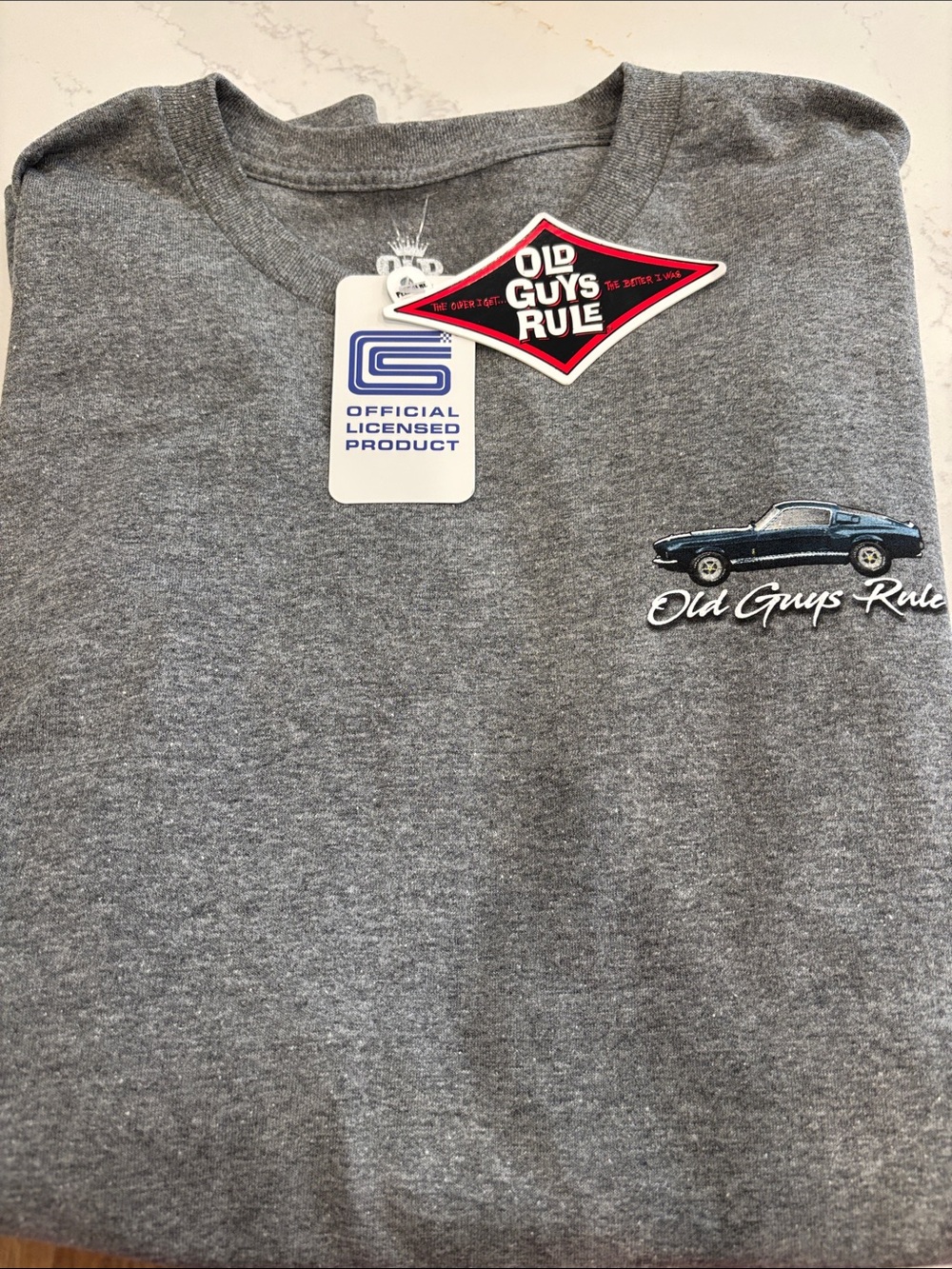 NWT Shelby official licensed Men's Heather Gray Graphic T-Shirt size XXL
